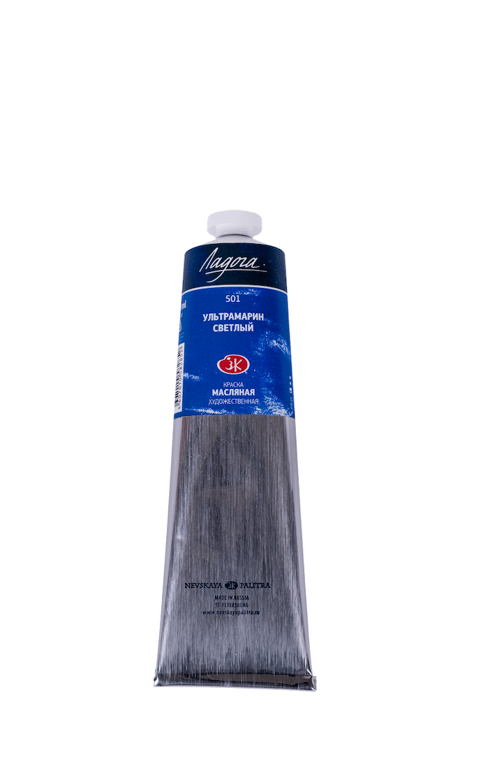 

Фарба олійна, Ультрамарин світлий, 120мл, Ладога