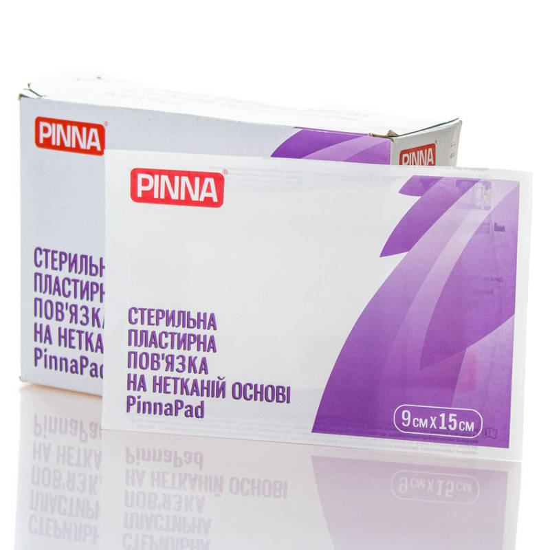 

Стерильная пластырная повязка на нетканой основе PinnaPad, 9х20 см. (25 шт.)