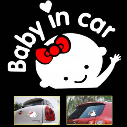 

Виниловые наклейки Baby in car (Ребенок в машине) ДЕВОЧКА