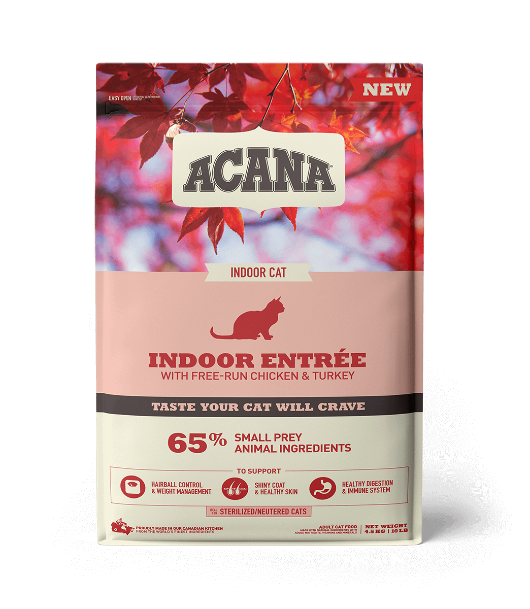 

Acana (Акана) Indoor Entree 4,5 кг - для стерилизованных кошек и кастрированных котов