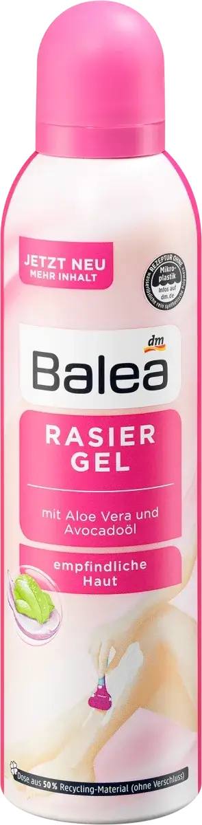 

Гель для бритья для женщин Balea Rasiergel Aloe Vera & Avocadoöl, 200 мл