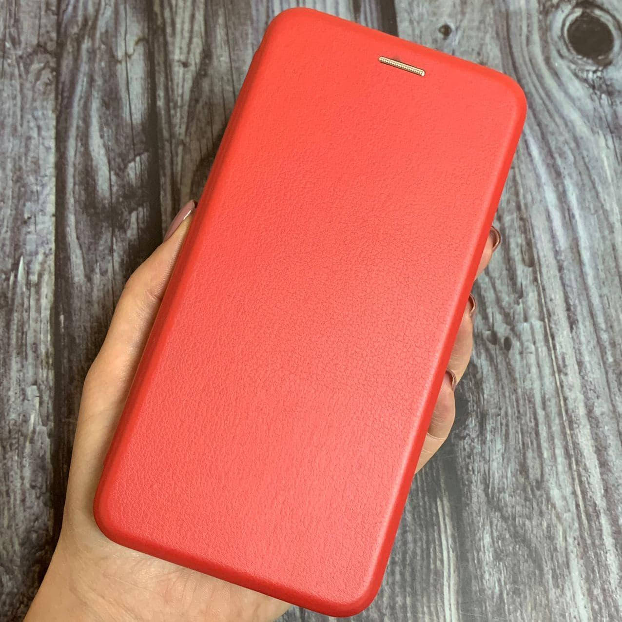

Чехол книга для Samsung Galaxy M20 с эко кожи с подставкой магнитом книжка на телефон самсунг м20 красная STN, Красный