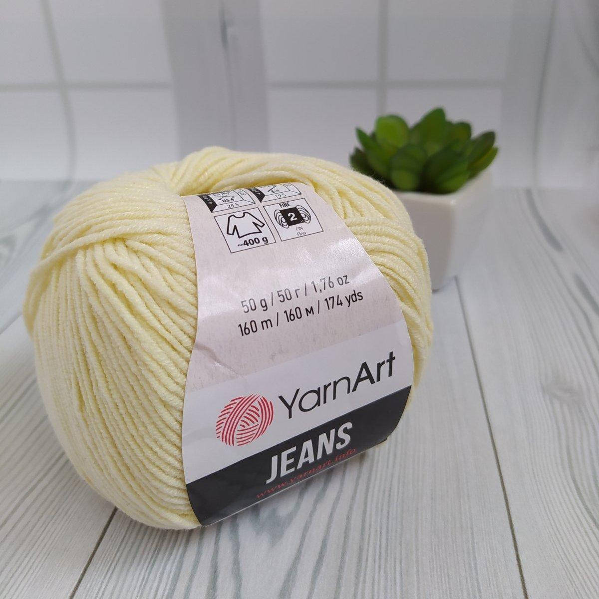 

YarnArt Jeans (№86)світлий лимон
