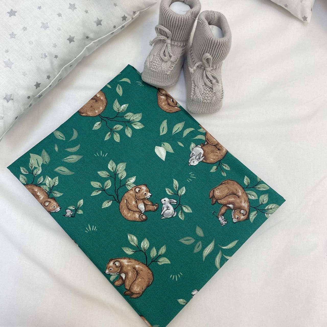 

Пеленка детская хлопковая Размер 80см*100см. ХП-864, Разные цвета