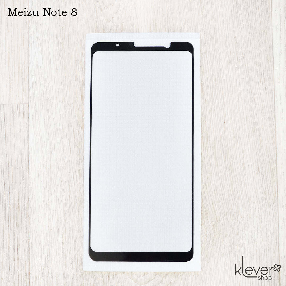 

Защитное стекло для Meizu Note 8, Full Cover, Black silk, Прозрачный