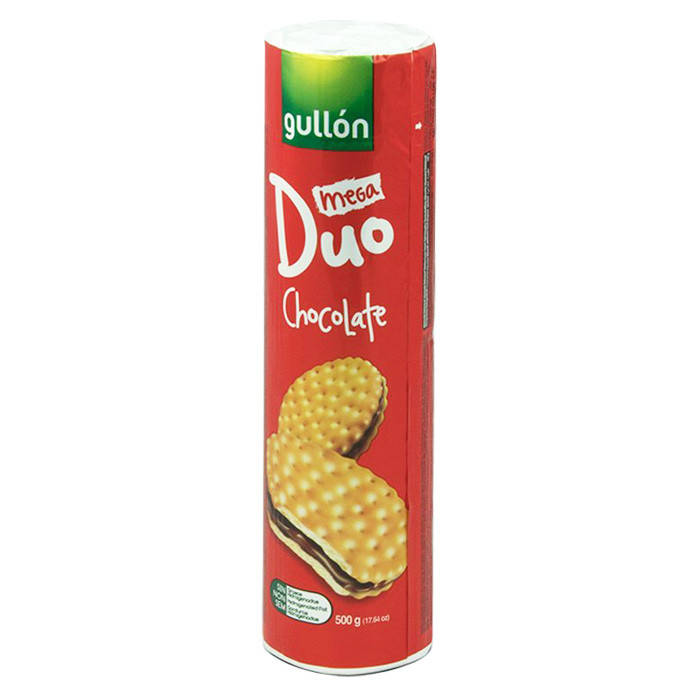

Печенье GULLON Duo Mega с шоколадным кремом, 500 г, 20шт/ящ