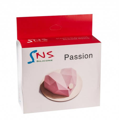 

Силиконовая форма Сердце граненое