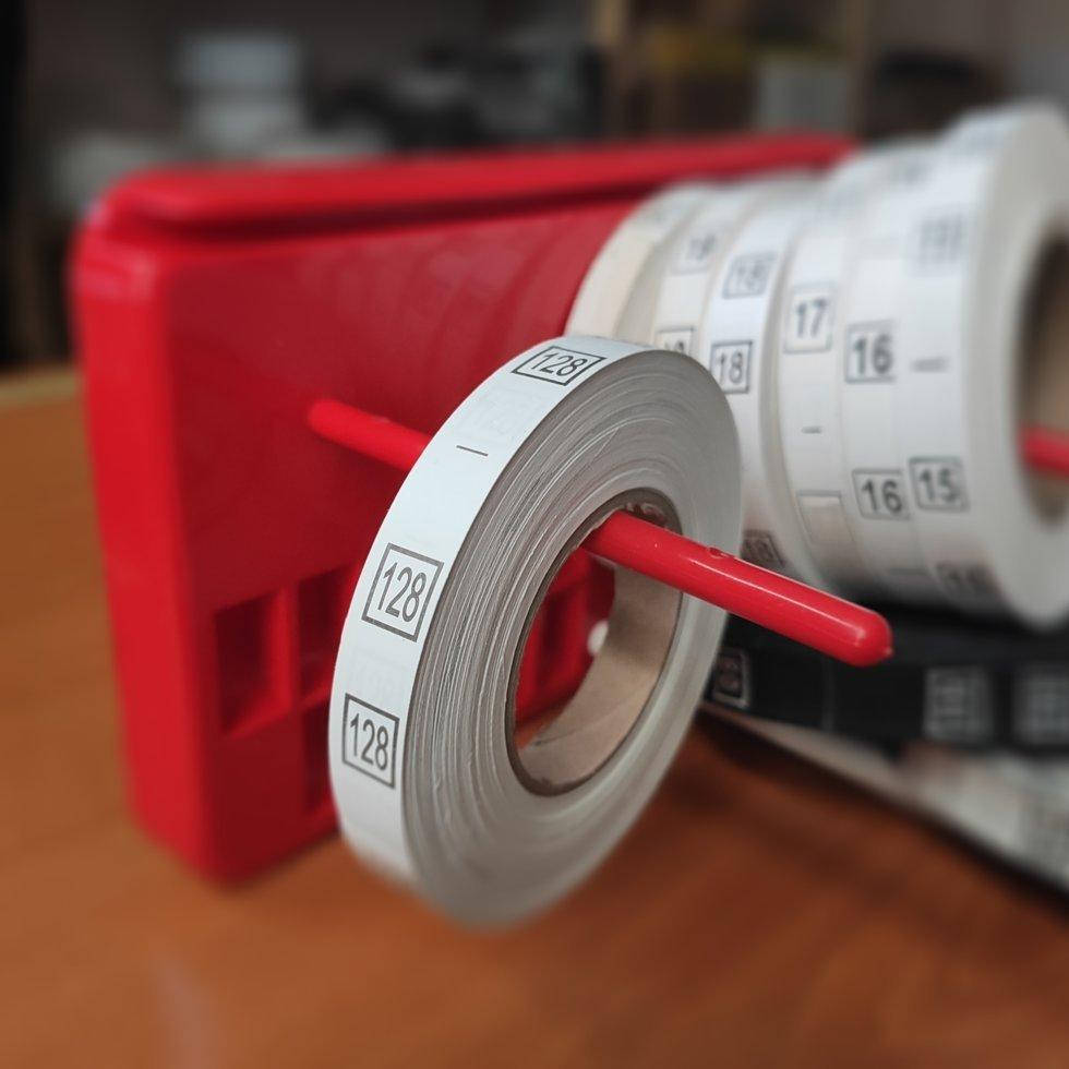 

R-128 Размерник пришивной 128