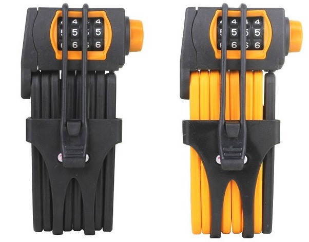 

Велозамок кодовый складной TONYON TY3876