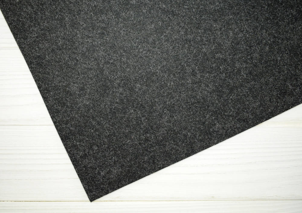 

Фетр корейский 2 мм PREMIUM (100х110 см) - №15 черный меланж (С-92)