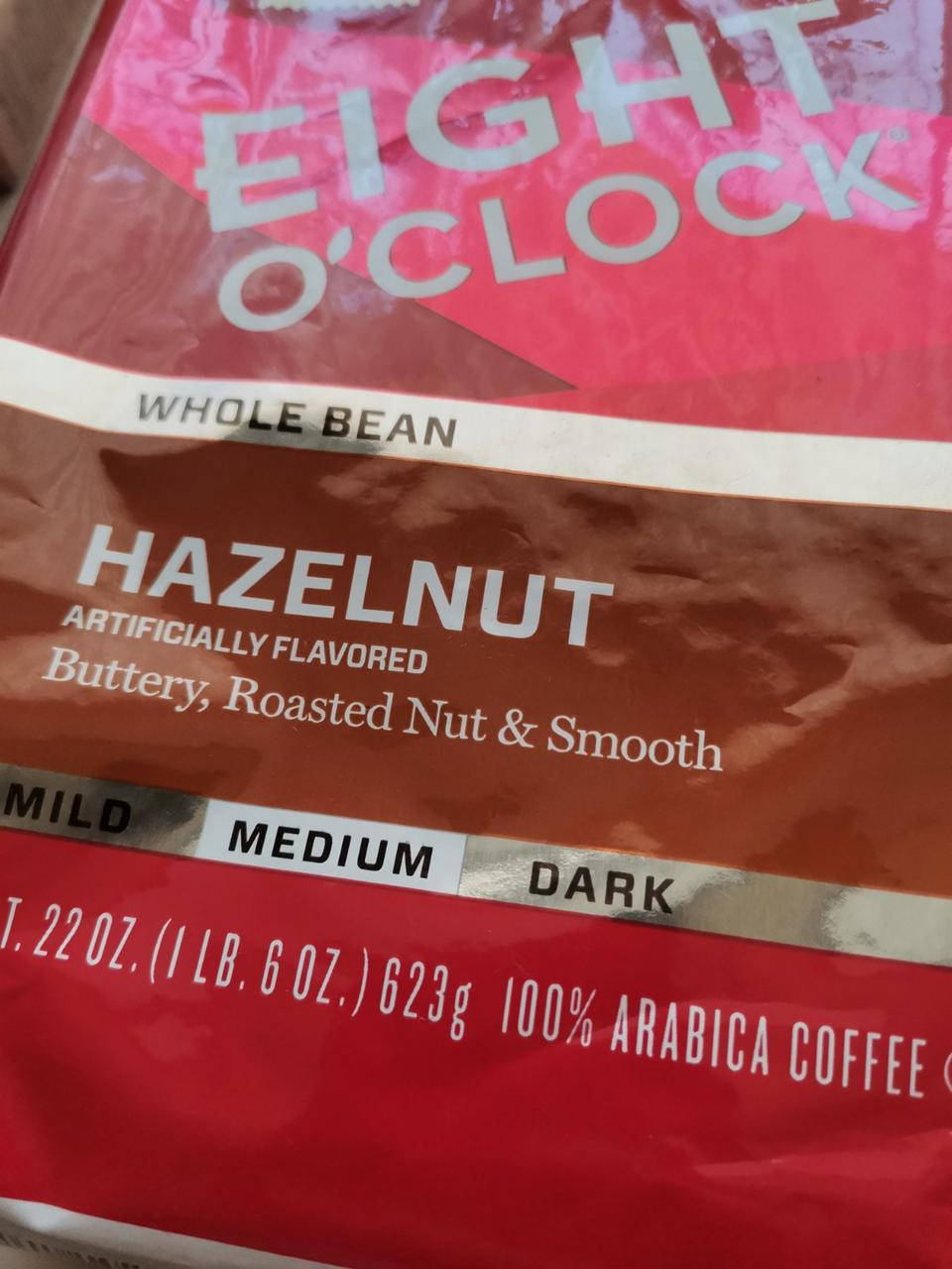 

Кофе Eight o'clock Hazelnut со вкусом фундука 623г зерновой