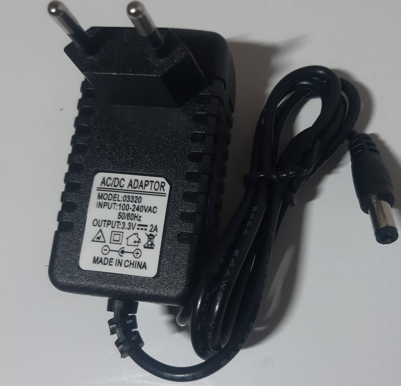 

Блок питания 3,3V; 2,0А; раз. 2,5х5,5мм