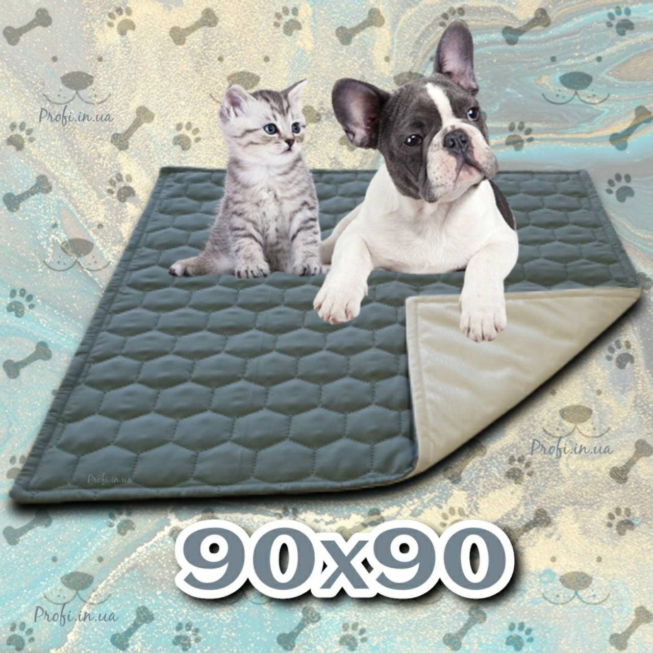 

Многоразовая пеленка для собак  см непромокаемая полынь