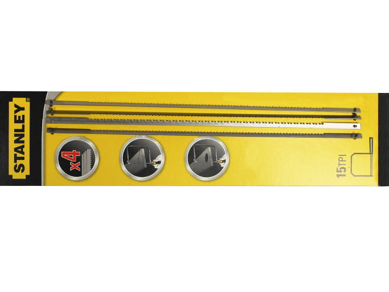 

Пилочки для лобзика FatMax 160 мм запасные (4 шт. 15TPI) Stanley 0-15-061