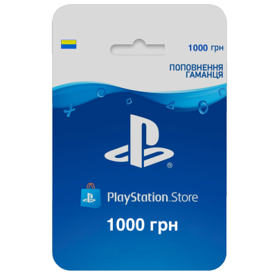

Карта оплаты 1000 гривен для Playstation Network (Украина, PlayStation UA Store, PSN)