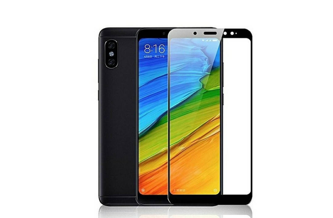 

Закаленное защитное стекло на Xiaomi Redmi Note 5 Pro с черной рамкой, Черный