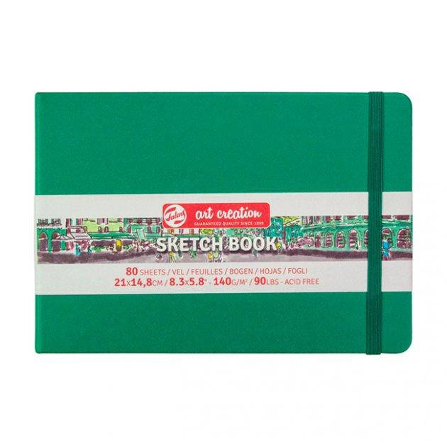 

Блокнот для графіки Talens Art Creation 140г/м2, 21х15см, 80л, Forest Green, Royal Talens, Зелёный