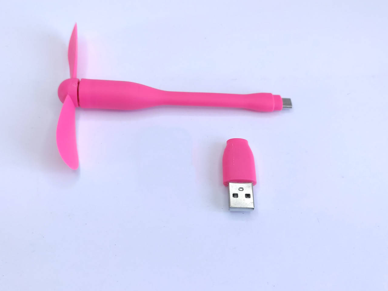 

Micro USB + USB вентилятор для мобильного телефона Розовый