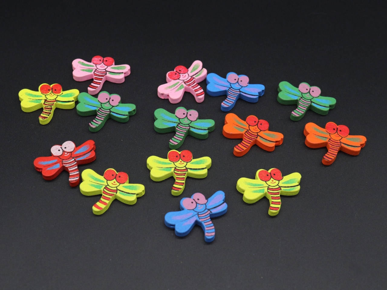 

Деревянные заготовки для творчества. Цвет микс. 25х20мм