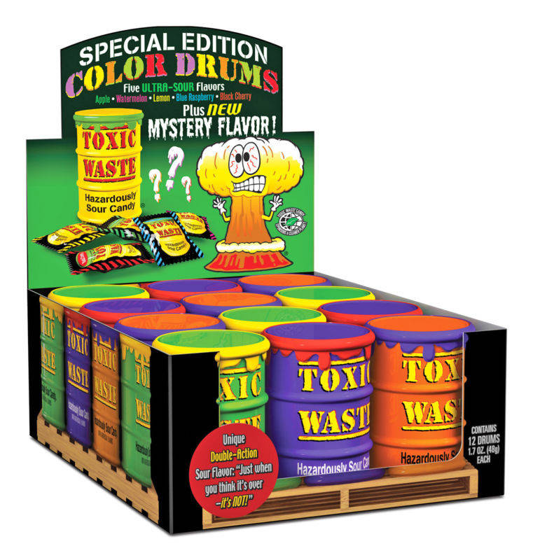 

Блок Toxic Waste mystery flavor 12 шт