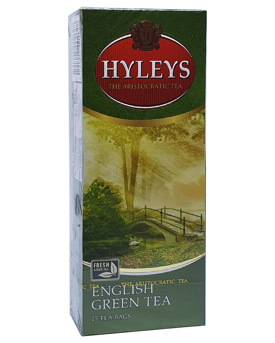 

Чай зелений в пакетиках Hyleys Англійський зелений чай 25 шт х 2 г (663)
