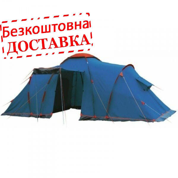 

Палатка кемпинговая четырехместная Tramp / Sol Castle 4 (SLT-014.06) (TLT-014), Синий