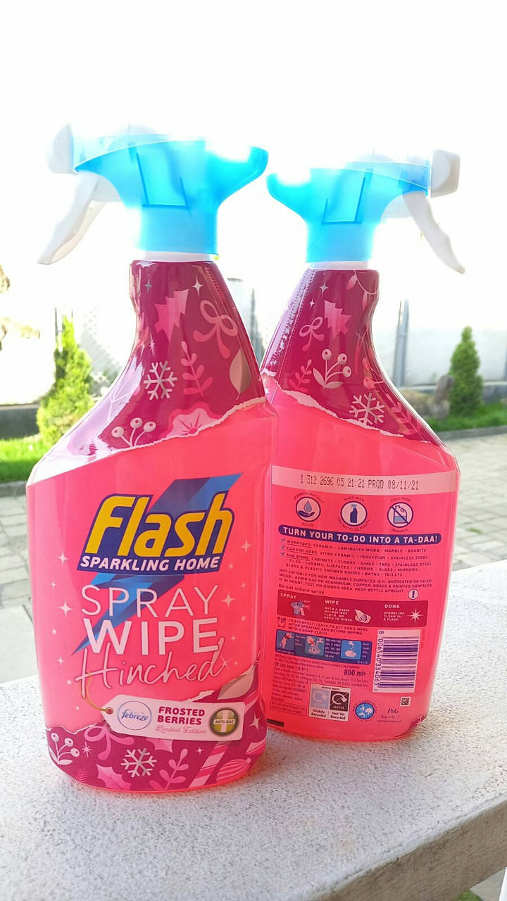 

Очищающий спрей Flash Wipe Hinched 800мл