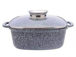 

Каструля квадратна 3,5 л алюм. з скл.кр. МАРМУР