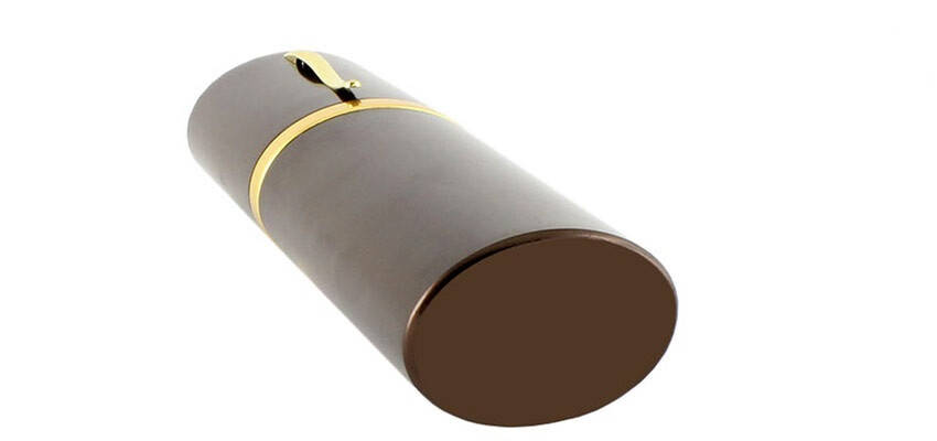 

Футляр для очков металл ручка КОРИЧНЕВЫЙ