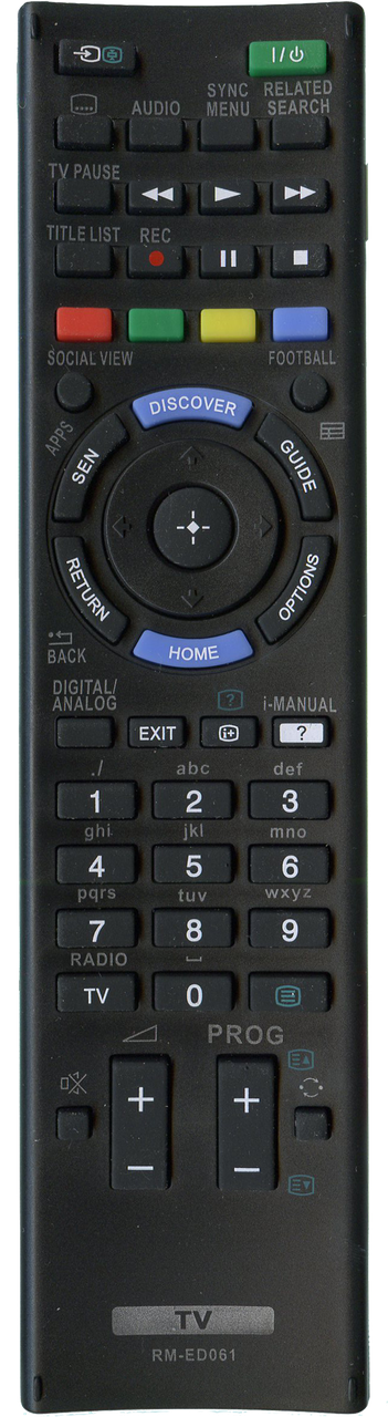 

Пульт для телевизора Sony RM-ED061