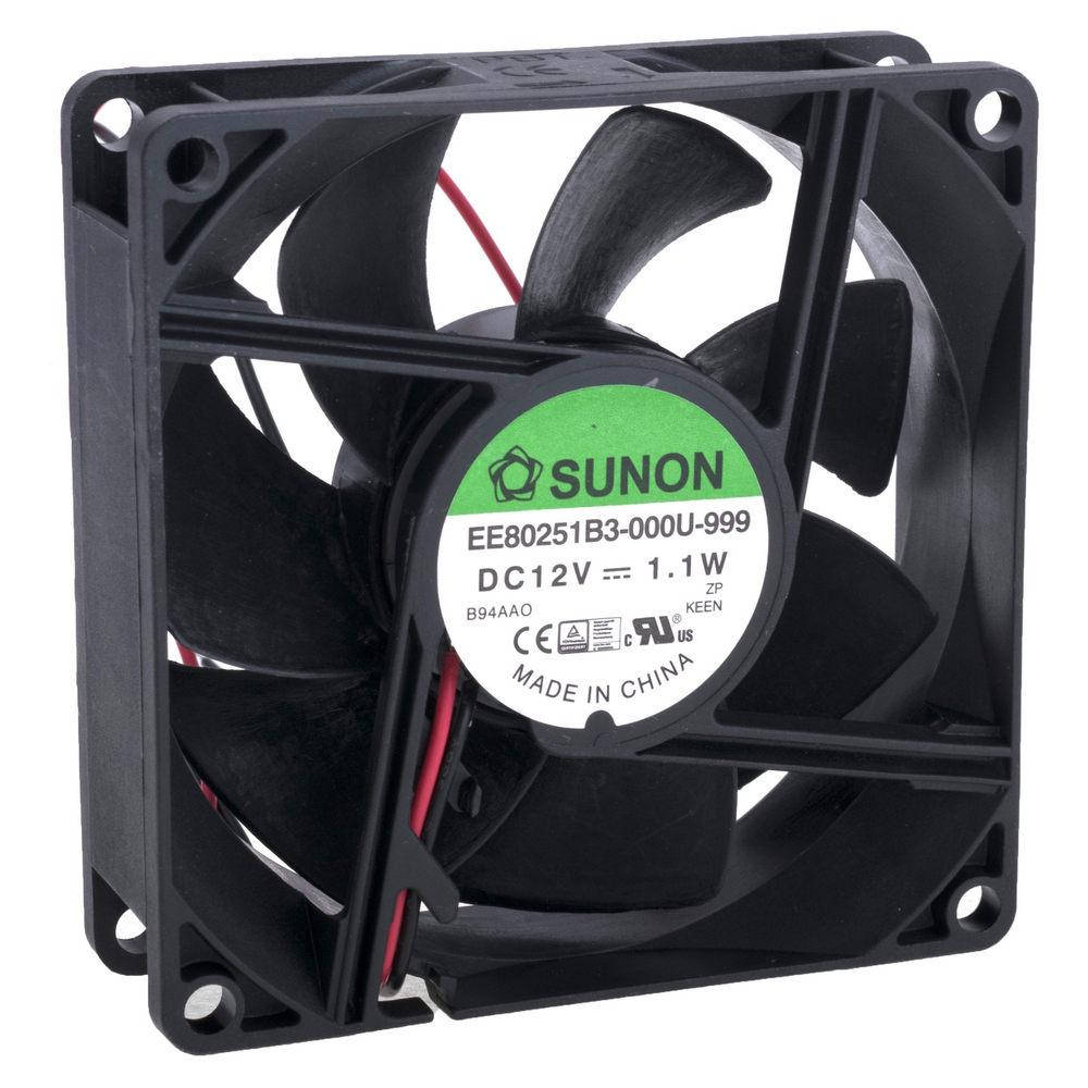 

Вентилятор 80x80x25, 12V, (EE80251B3-999) Sunon
