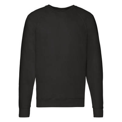 

Мужская толстовка реглан лёгкая XL, Чёрный