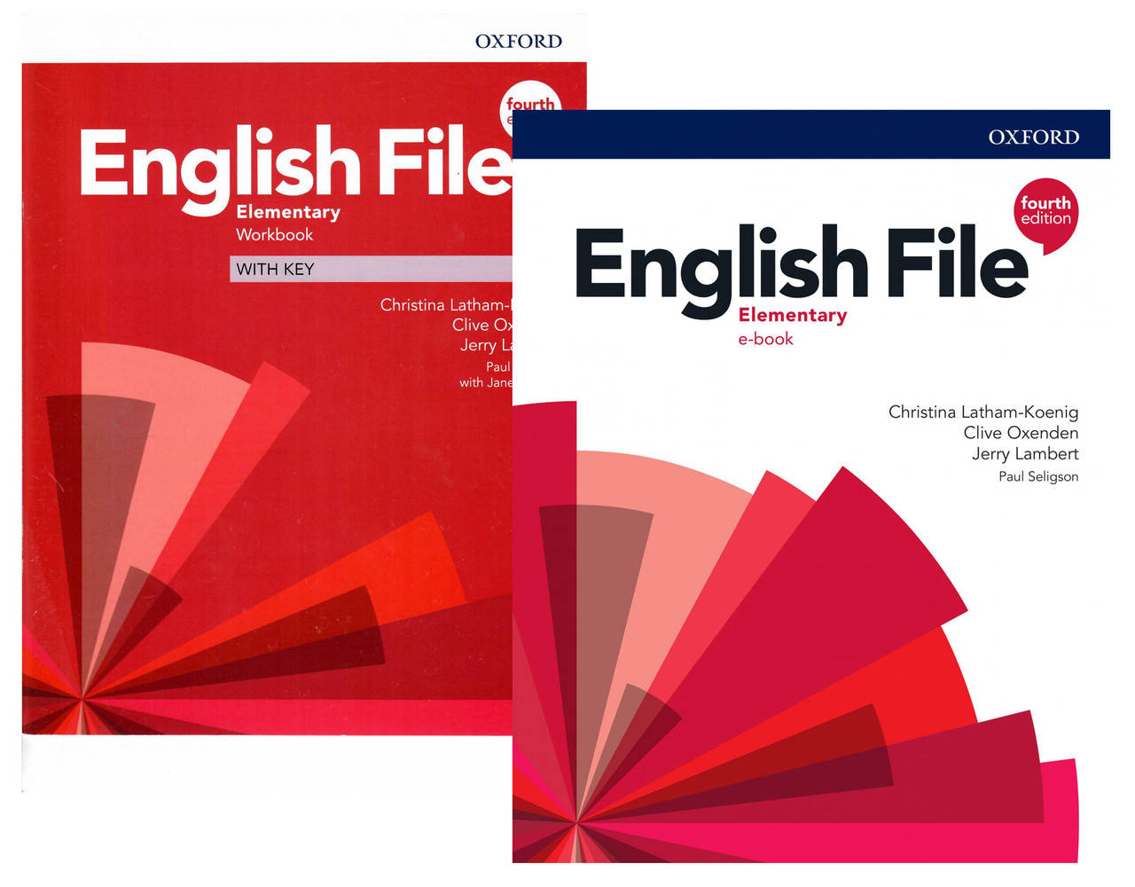 

English File 4th edition Elementary комплект Students book+ Workbook