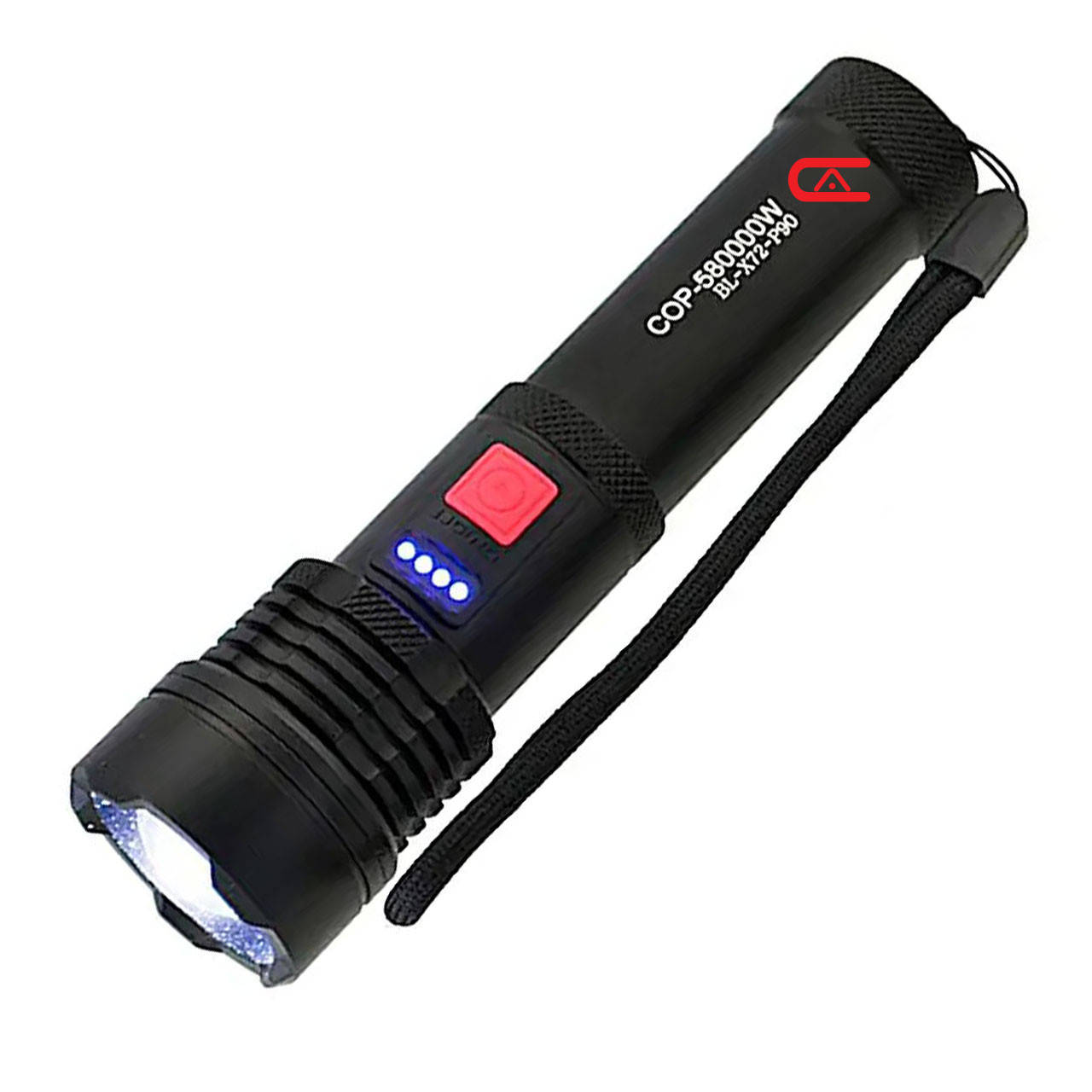 

Фонарь аккумуляторный X-Balog BL-X72-P90, черный