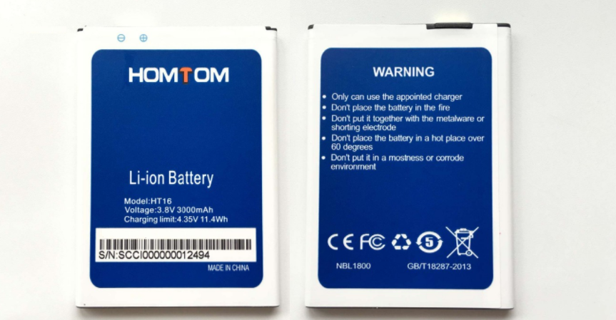 

Оригинальный аккумулятор ( АКБ / батарея ) для Doogee (HomTom) HT16 | HT16 Pro 3000mAh