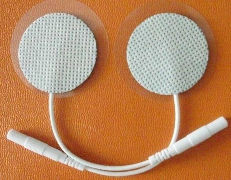 

Электроды круглые под штекер, Белый