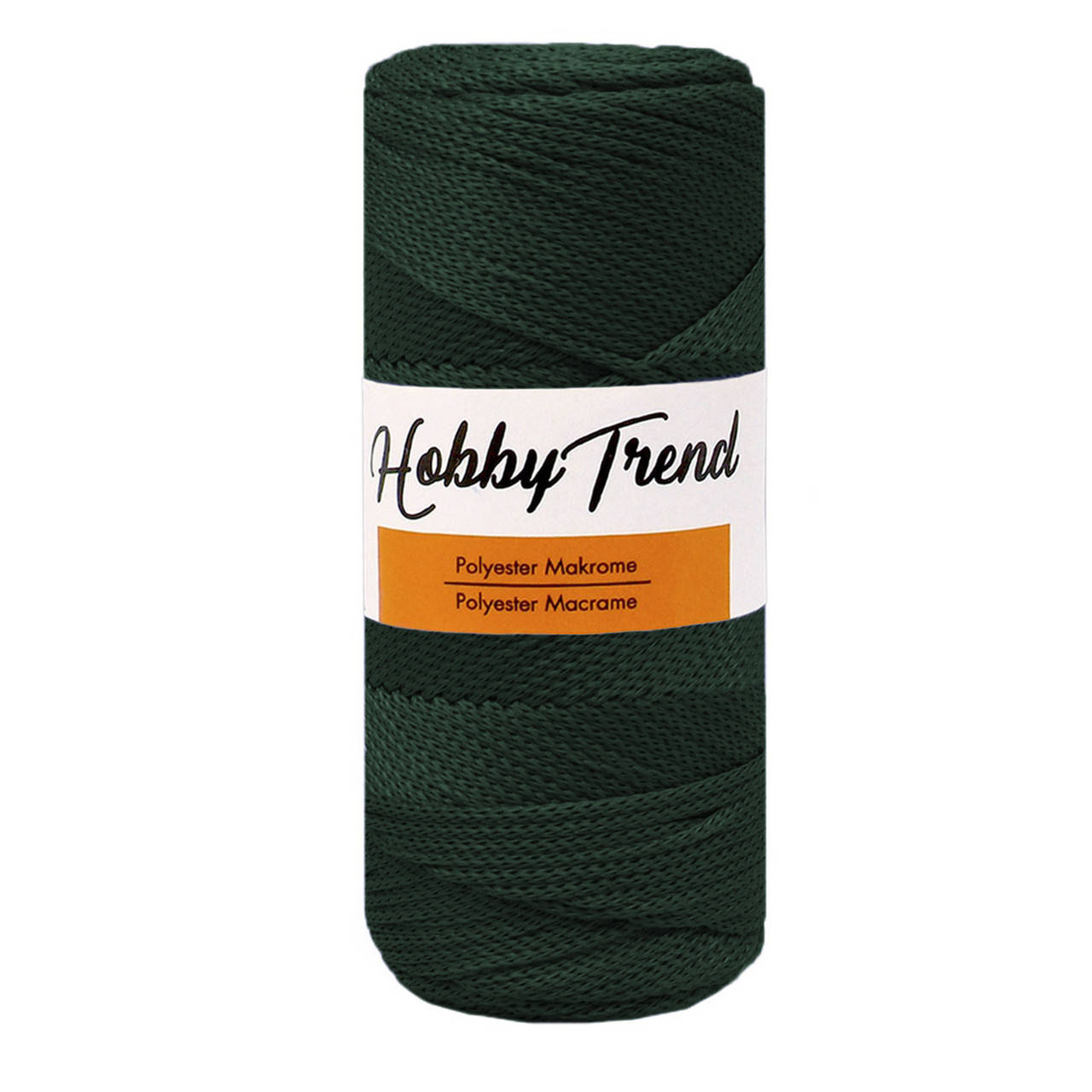

Шнур поліпропіленовий Макраме Hobby Trend. Темно-зелений. 200г, 230м, 2-3 мм