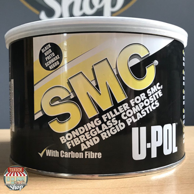 

Шпатлевка армирующая с углеволокном U-POL SMC, 1,1 л Черный