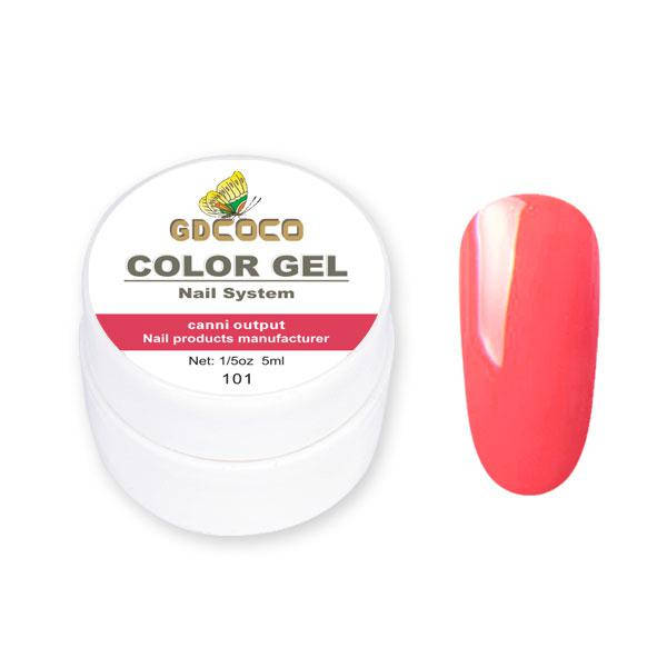 

Гель-краска GD Сосо Color Gel 101 насыщенный красный 5 ml