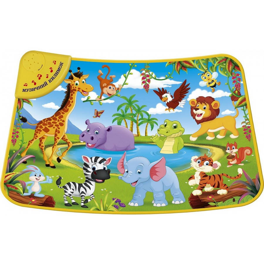 

Интерактивный развивающий коврик на украинском языке 782-U Дикие животные