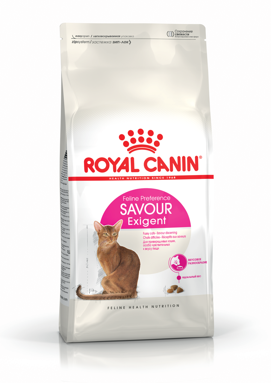 

Сухой корм Royal Canin Savour Exigent 2 кг для кошек, привередливых к вкусу продукта