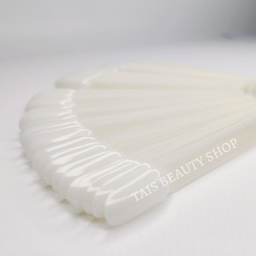 

Типсы овал матовые 50 штук на кольце для демонстрации гель лаков и дизайнов в маникюре