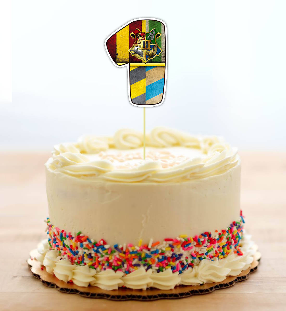 

Топпер-цифра (от 0 до 10см цифра) вырубка "Гарри Поттер / Harry Potter" (1шт)- 1