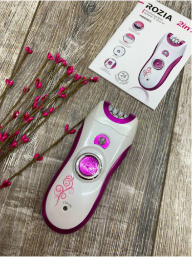 

Электробритва с подсветкой Rozia HB6003 2в1, портативная женская эпилятор бритва для удаления волос Shopay