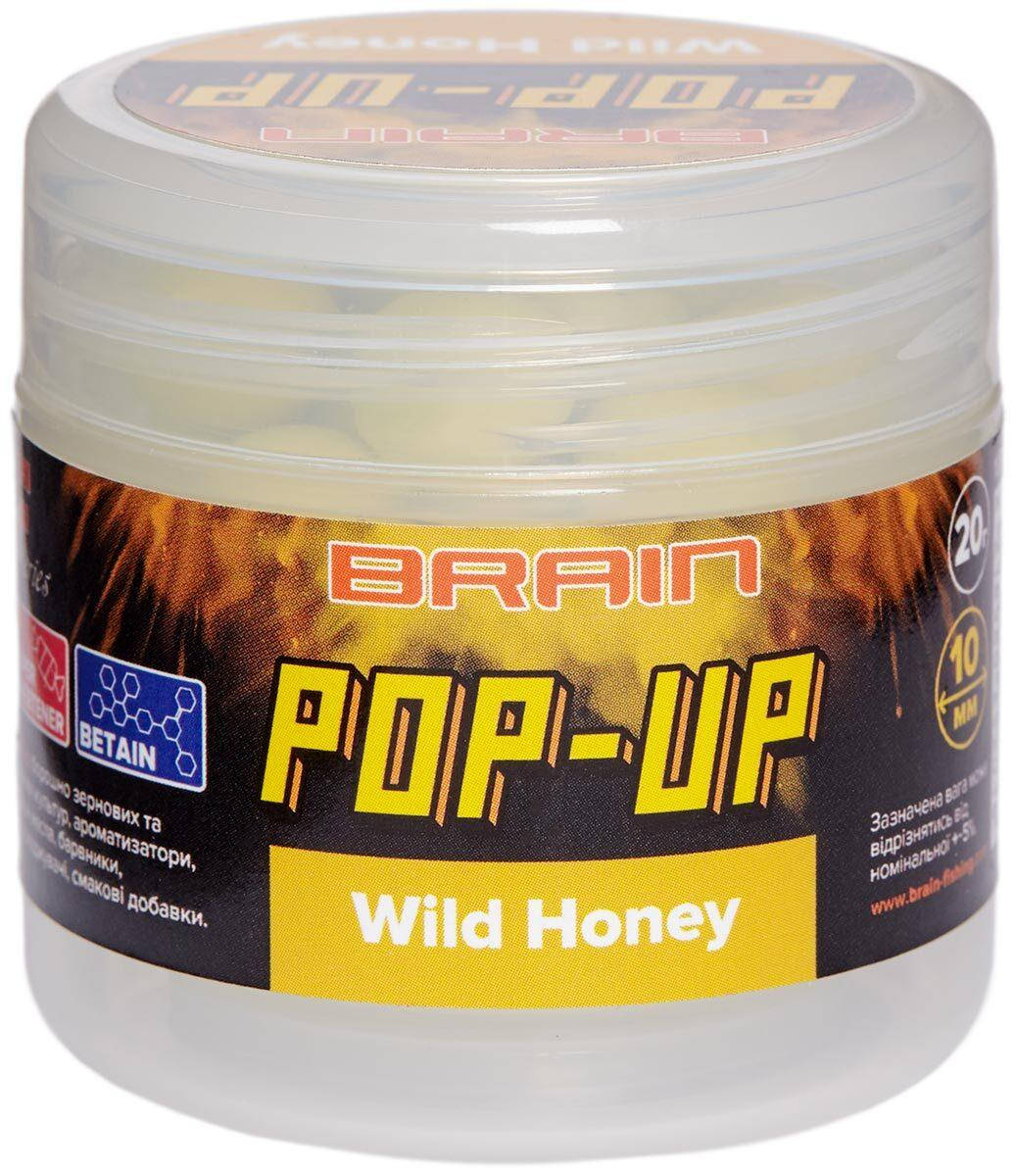 

Бойлы Brain Pop-Up F1 Wild Honey (мед) 12мм 15г