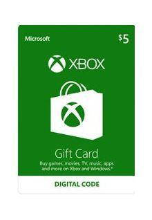 

Карта оплаты Xbox Live Gift Card на 5$ (USD), US/USA - регион