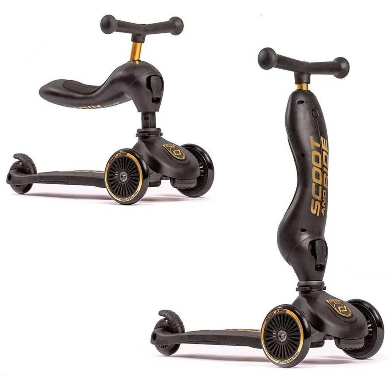 

Самокат-беговел 2 в 1 Scoot&Ride Highwaykick 1 Black (SR-96428)