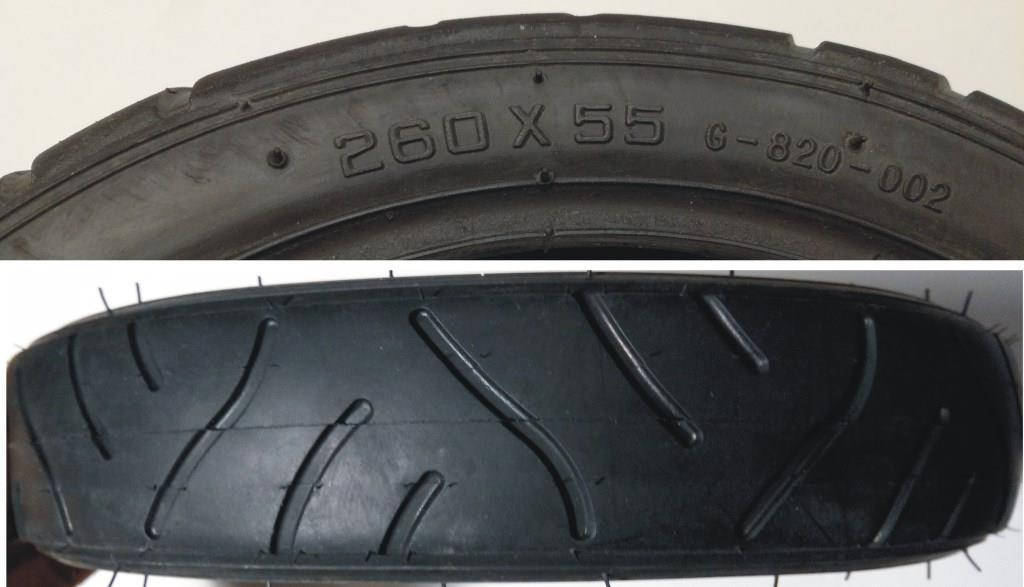 

Покрышка (шина) 260 х 55 для детской коляски / велосипеда