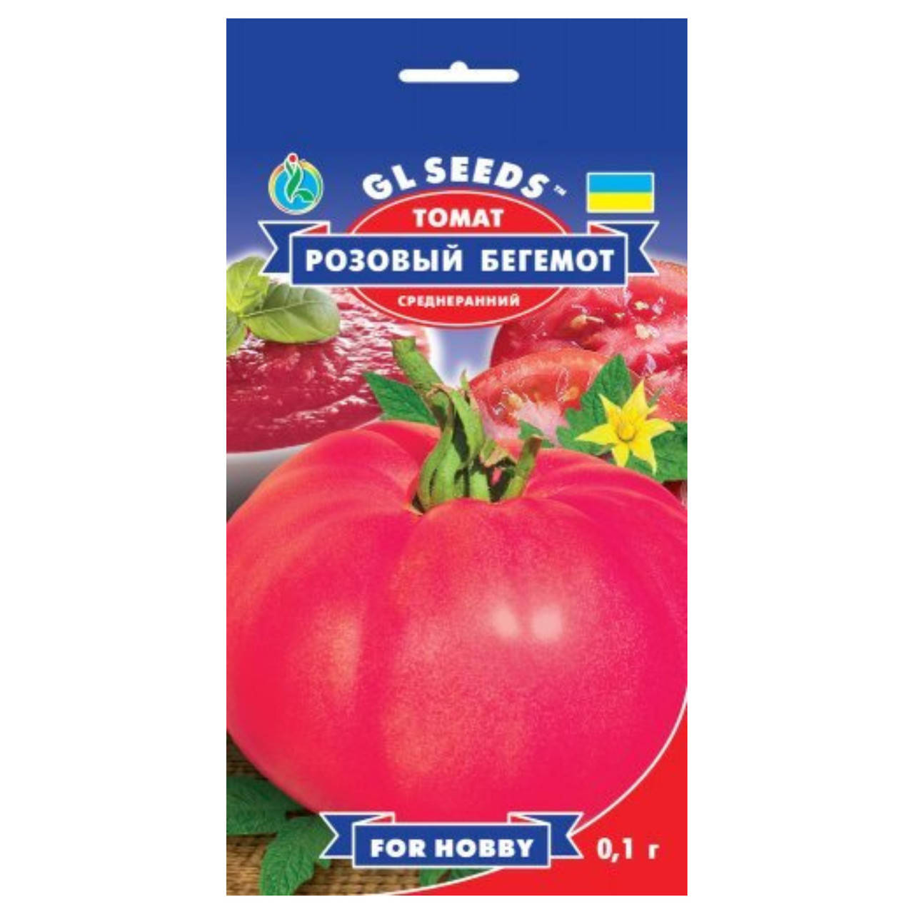 

Томат Розовый Бегемот 0.1 г Gl Seeds