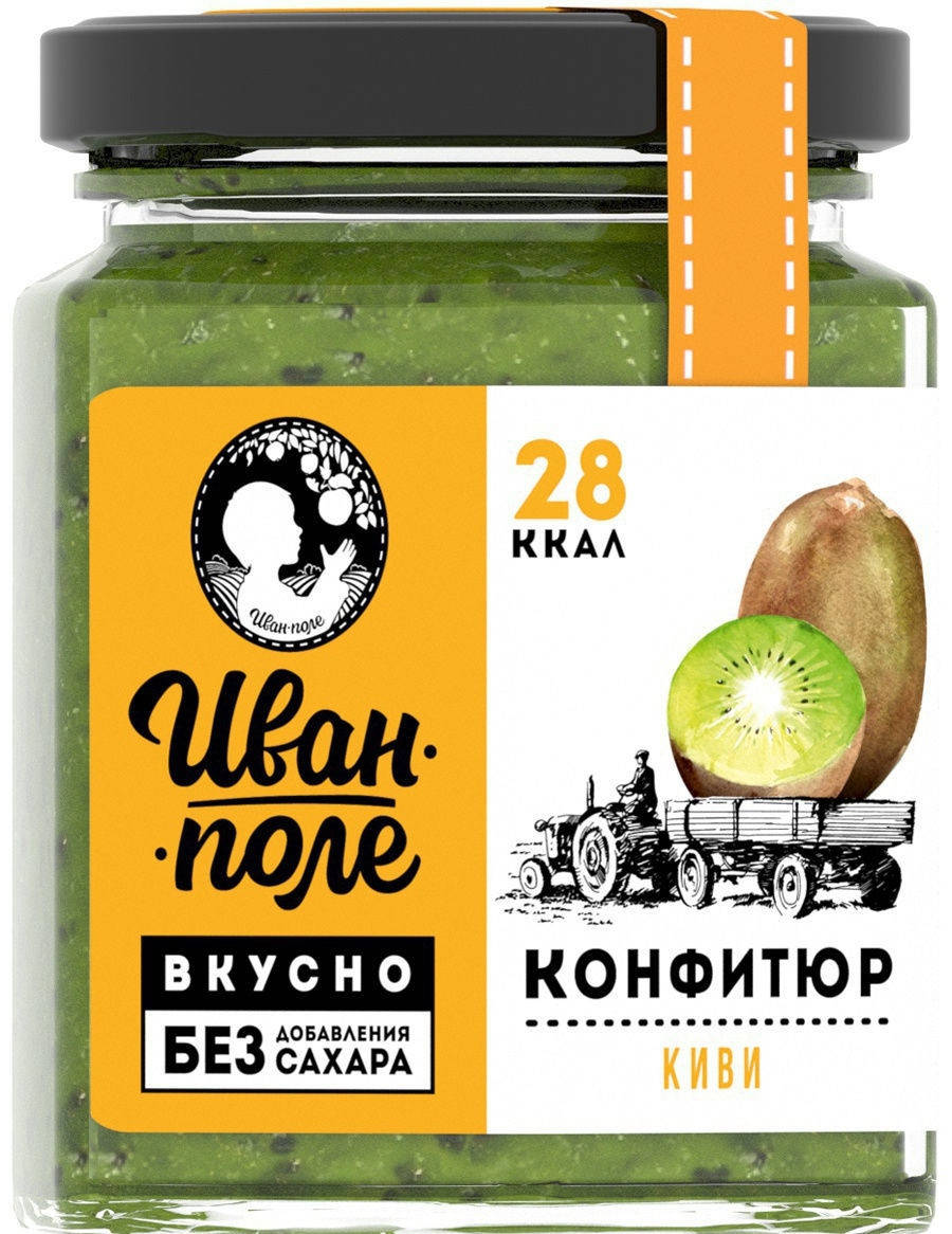 

Низкокалорийный конфитюр «Иван-Поле» Киви (180 грамм)